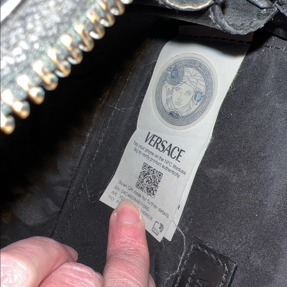 Versace Black and Blue Crossbody Bag - Picture 15 of 15